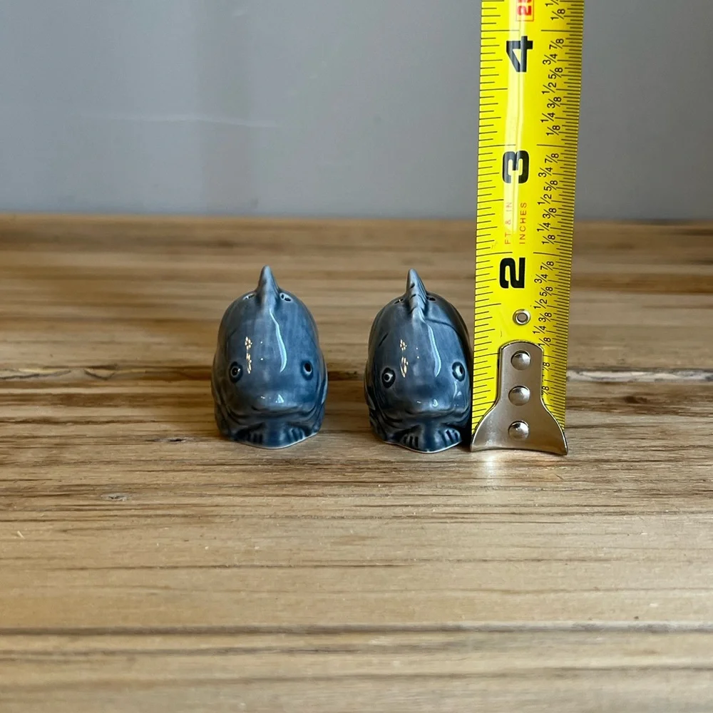 Ceramic Fish Salt And Pepper Shakers-NWOT
